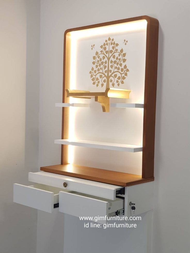 MD SHOWCASE  INCLUDING POOJA UNIT