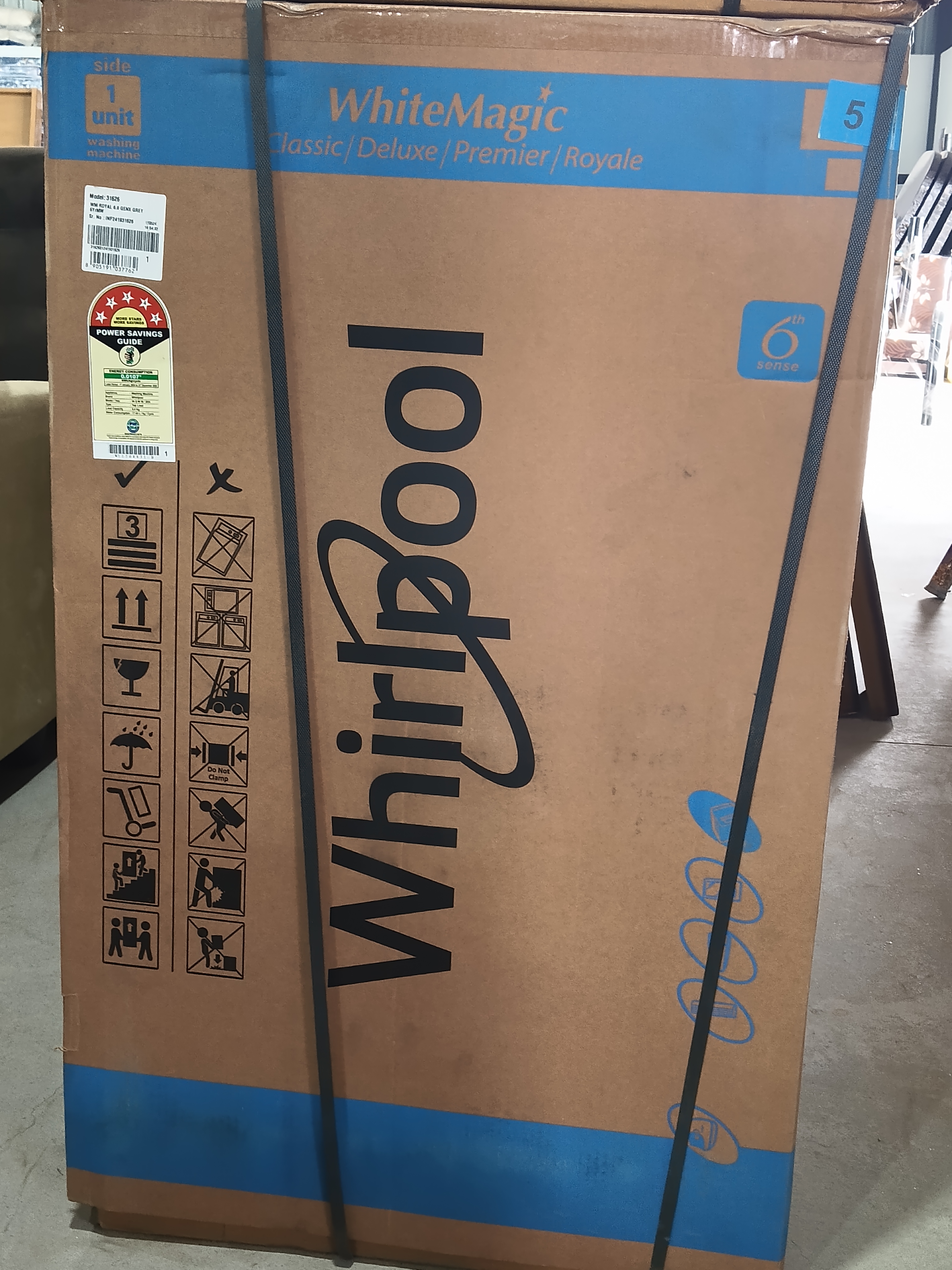 Whirlpool washing machine 6.5kg